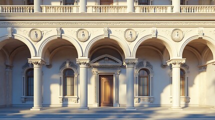 Ancient Marble Structure With Ocean Breeze High Resolution Picture