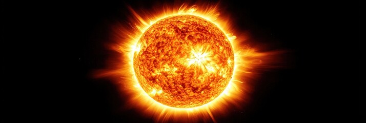 Fototapeta premium sun in space 