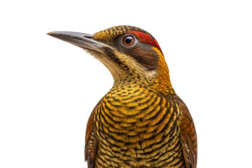 Colorful woodpecker perched elegantly showcasing fine details of feathers and striking features in a natural habitat