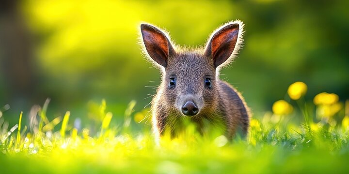 aardvark in nature - wildlife photo