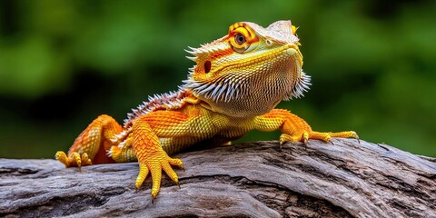  bearded dragon in natural environment