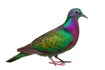 Colorful tropical bird with vibrant feathers in natural stance for wildlife enthusiasts and birdwatching activities