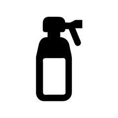 Spray bottle icon vector illustration cleaning spray bottle symbol disinfectant spray bottle design