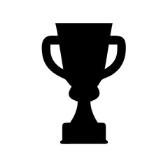 Trophy award vector icon illustration achievement success champion prize winner competition victory