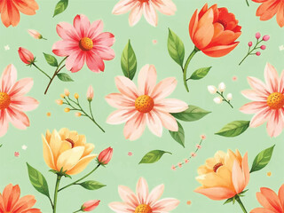seamless floral pattern