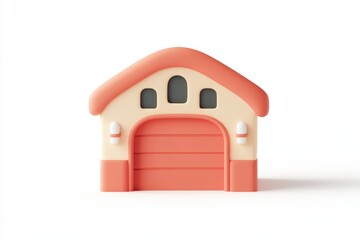 3D icon of a pastel-colored school bus with soft rounded shapes in yellow, pink, and blue tones. Minimal design perfect for kid-friendly visuals, apps, or educational content.