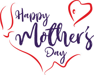 Elegant Happy Mother's Day Greeting Card Design