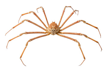 Detailed look at unique spider species with intricate features and long legs for educational materials or nature studies