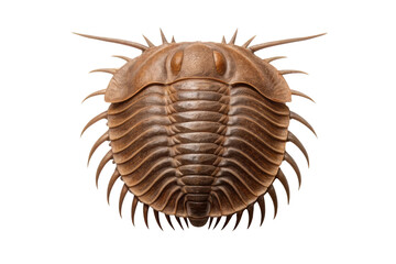 Fossilized trilobite specimen showcasing intricate details for educational purposes and nature studies