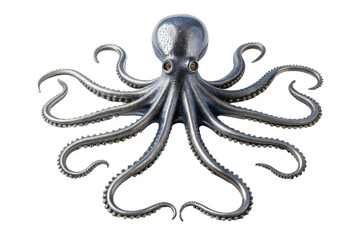 Obraz premium Octopus in vibrant colors showcasing underwater life and marine beauty for educational purposes