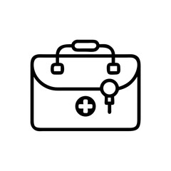 Icon of a doctorchest / first aid kit