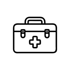 Icon of a doctorchest / first aid kit