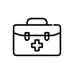Icon of a doctorchest / first aid kit