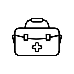 Icon of a doctorchest / first aid kit