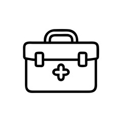 Icon of a doctorchest / first aid kit