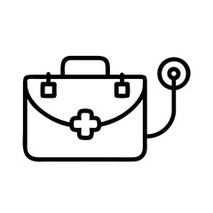 Icon of a doctorchest / first aid kit