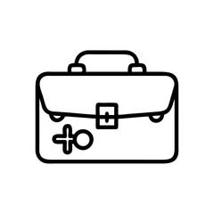 Icon of a doctorchest / first aid kit