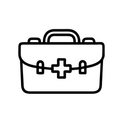 Icon of a doctorchest / first aid kit