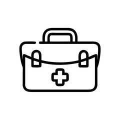 Icon of a doctorchest / first aid kit