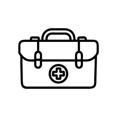 Icon of a doctorchest / first aid kit