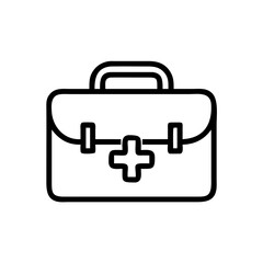 Icon of a doctorchest / first aid kit