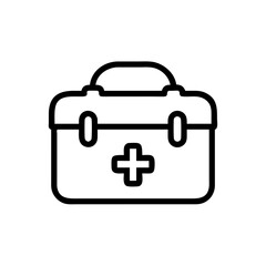 Icon of a doctorchest / first aid kit