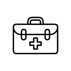 Icon of a doctorchest / first aid kit