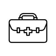 Icon of a doctorchest / first aid kit