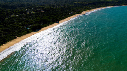 Southern beaches in Bahia, Brazil