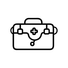Icon of a doctorchest / first aid kit