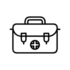 Icon of a doctorchest / first aid kit