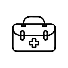 Icon of a doctorchest / first aid kit