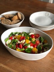 salad with vegetables