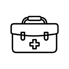 Icon of a doctorchest / first aid kit
