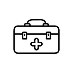 Icon of a doctorchest / first aid kit