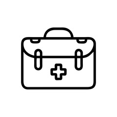 Icon of a doctorchest / first aid kit
