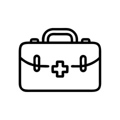Icon of a doctorchest / first aid kit