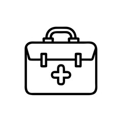 Icon of a doctorchest / first aid kit