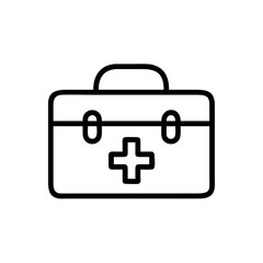 Icon of a doctorchest / first aid kit