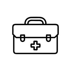 Icon of a doctorchest / first aid kit