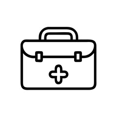 Icon of a doctorchest / first aid kit