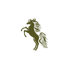 Obraz premium vector illustration of a horse
