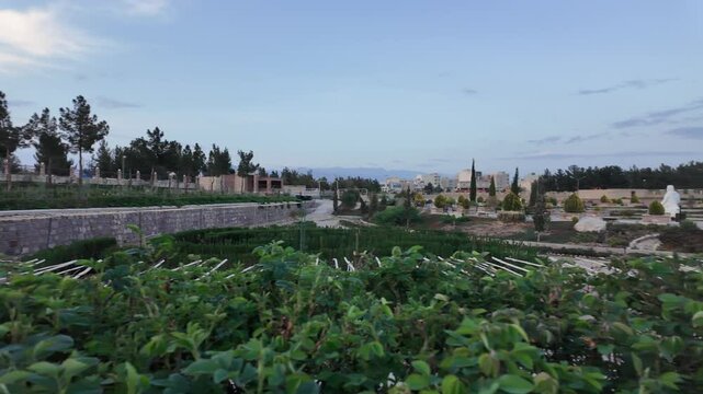 View of the Iranian Garden of Damghan