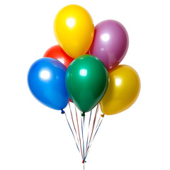 Colorful Balloons Bunch Festive Celebration Party Joy,