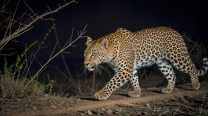 Fototapeta premium color tiger in night Insane PhotoGraphy