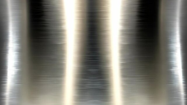 brushed metal silver texture, seamless background, smooth surface, high detail, metallic shine, minimalistic, cool tones