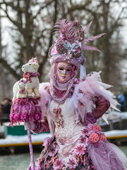 Disguised Person - Annecy Venetian Carnival