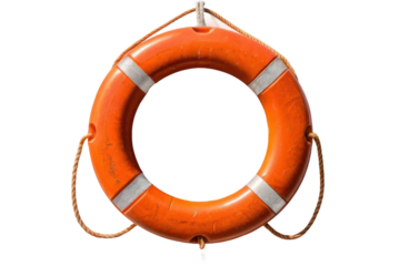 Lifebuoy for water safety and rescue during summer vacations at beaches and lakes
