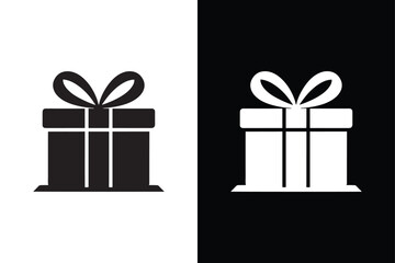 Gift box icon vector on White Background ,Vector Art Illustration on white background.