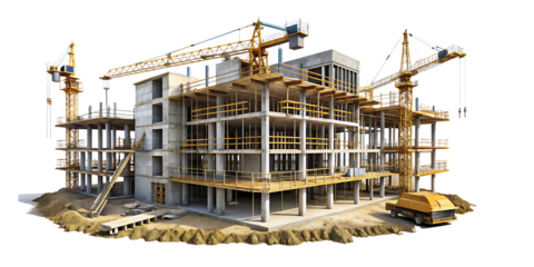 PNG Construction architecture building development. isolated on white background,PNG